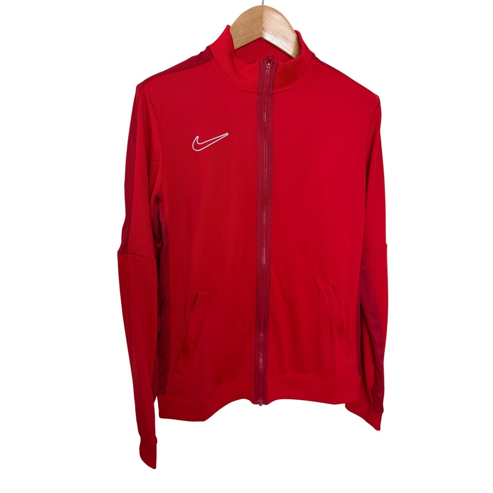 Nike Dri-FIT Academy Soccer Track Jacket Red Slim‎ Fit Womens Small